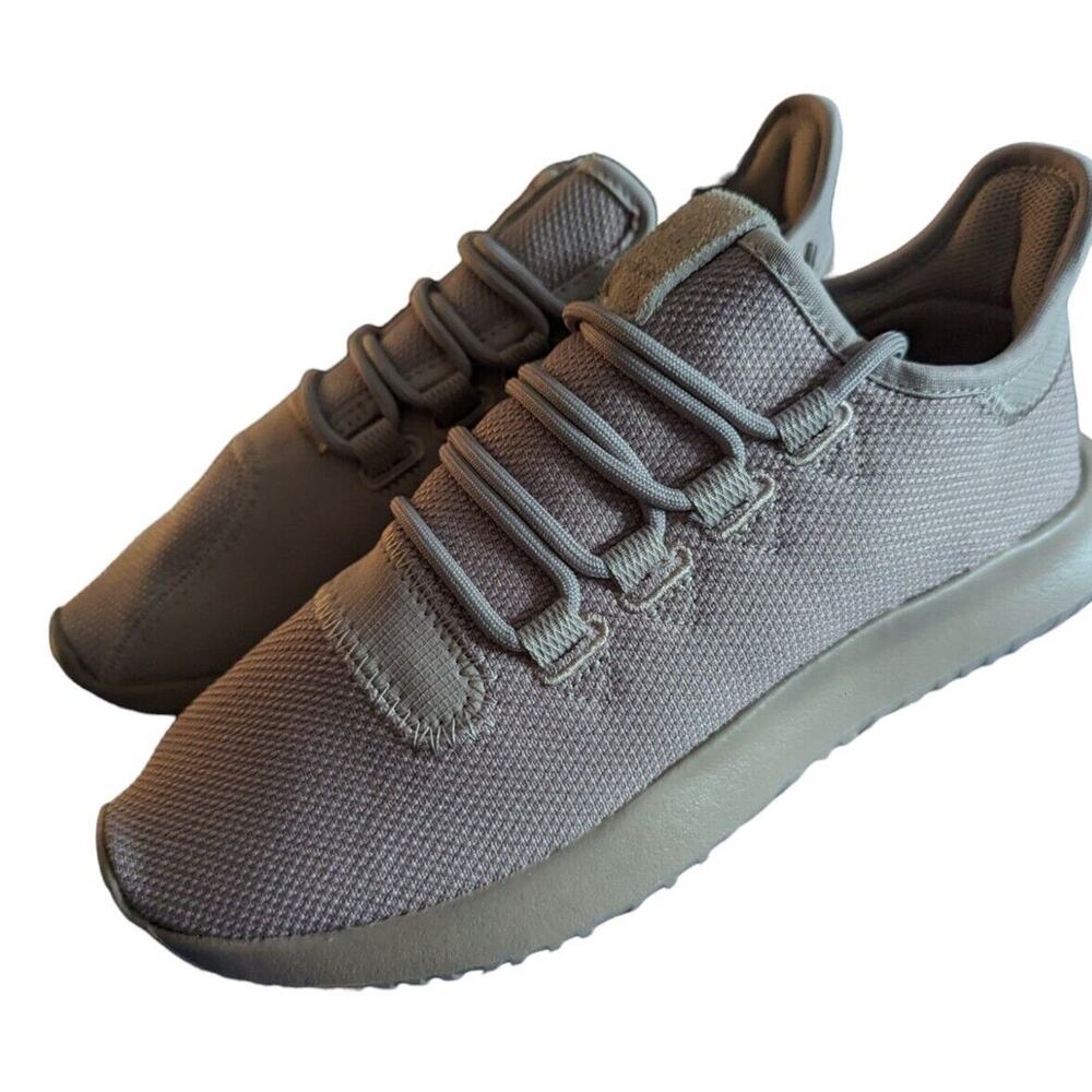adidas Tubular Shadow J Big Kids 6.5 Running Shoes Tan Sneakers Mocha New - Picture 5 of 16